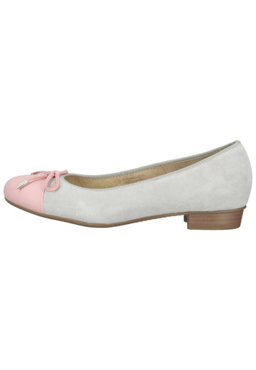 ara Ballerinas Lederimitat Rosa/Grau - surf4shoes
