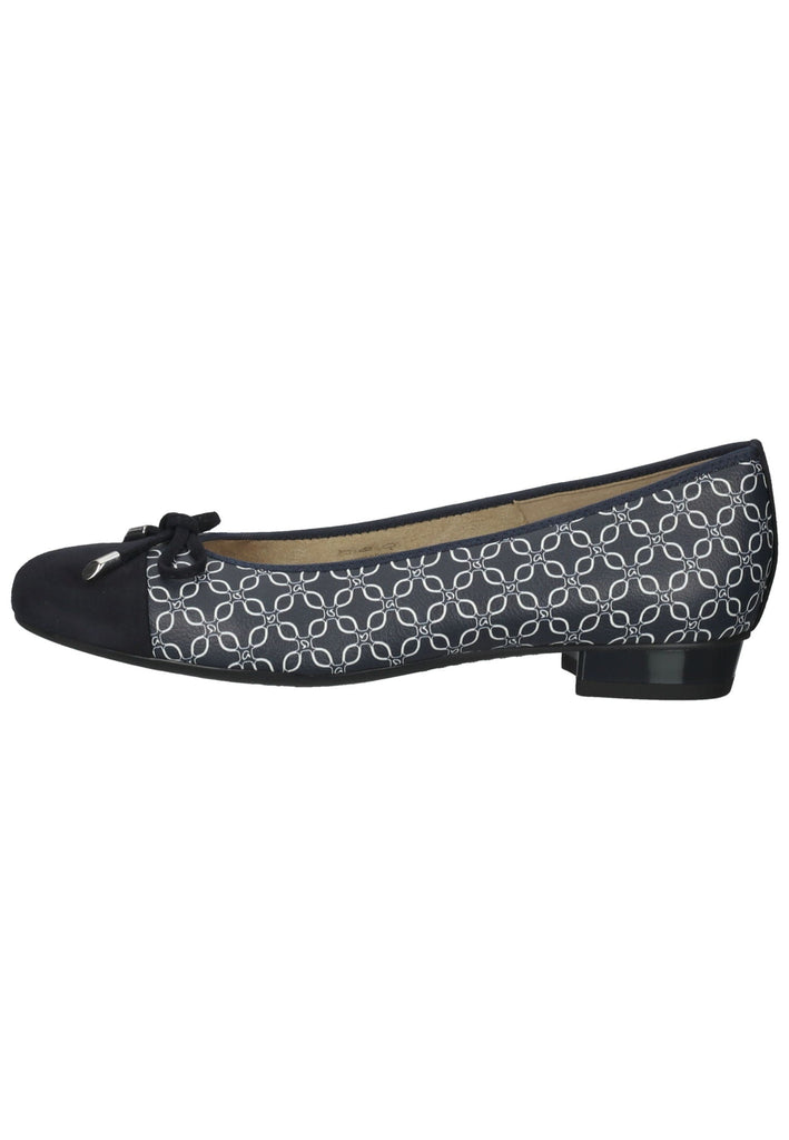 ara Ballerinas Leder Blau - surf4shoes