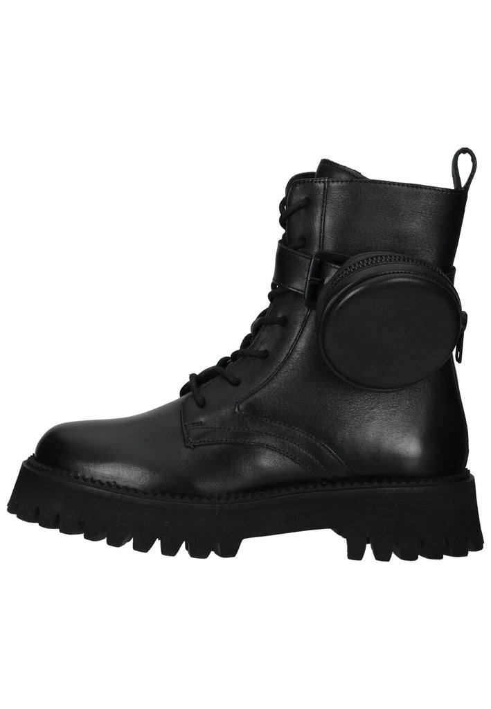 ara Stiefelette Lederimitat Schwarz - surf4shoes