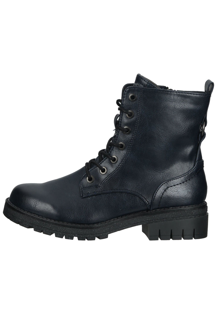 Mustang Stiefelette Lederimitat Navy - surf4shoes