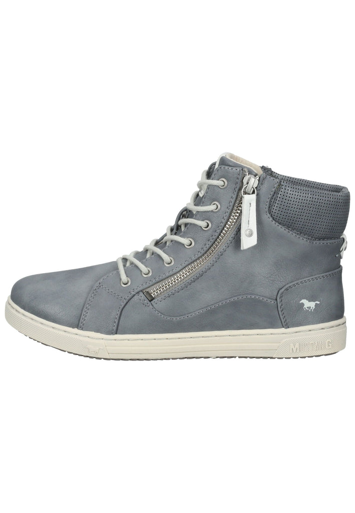 Mustang Sneaker Lederimitat Blau - surf4shoes
