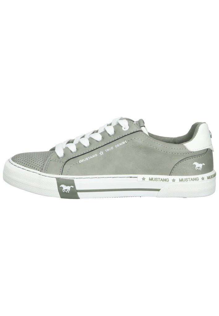 Mustang Sneaker Lederimitat Grün - surf4shoes