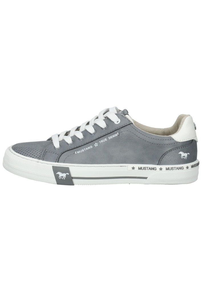 Mustang Sneaker Lederimitat Grau - surf4shoes