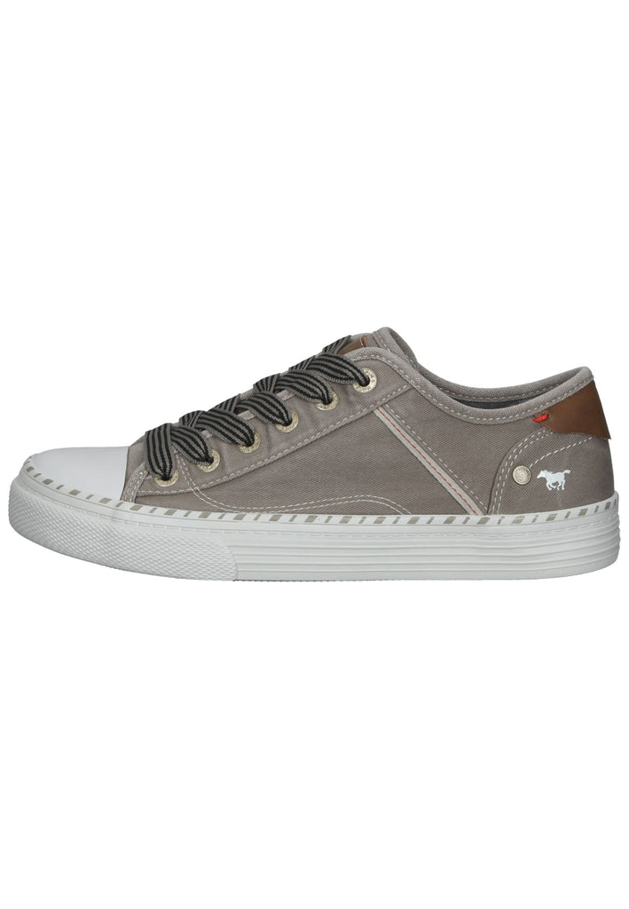 Mustang Sneaker Textil Silber/Grau - surf4shoes