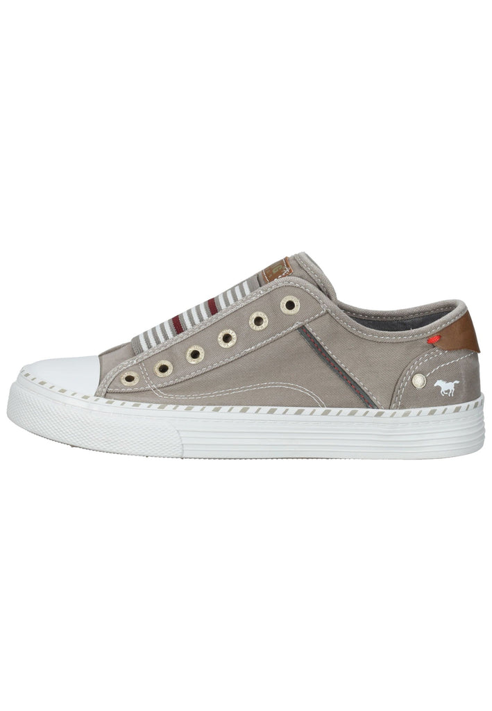 Mustang Sneaker Textil Silber/Grau - surf4shoes