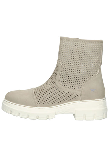 Mustang Stiefelette Lederimitat Beige - surf4shoes