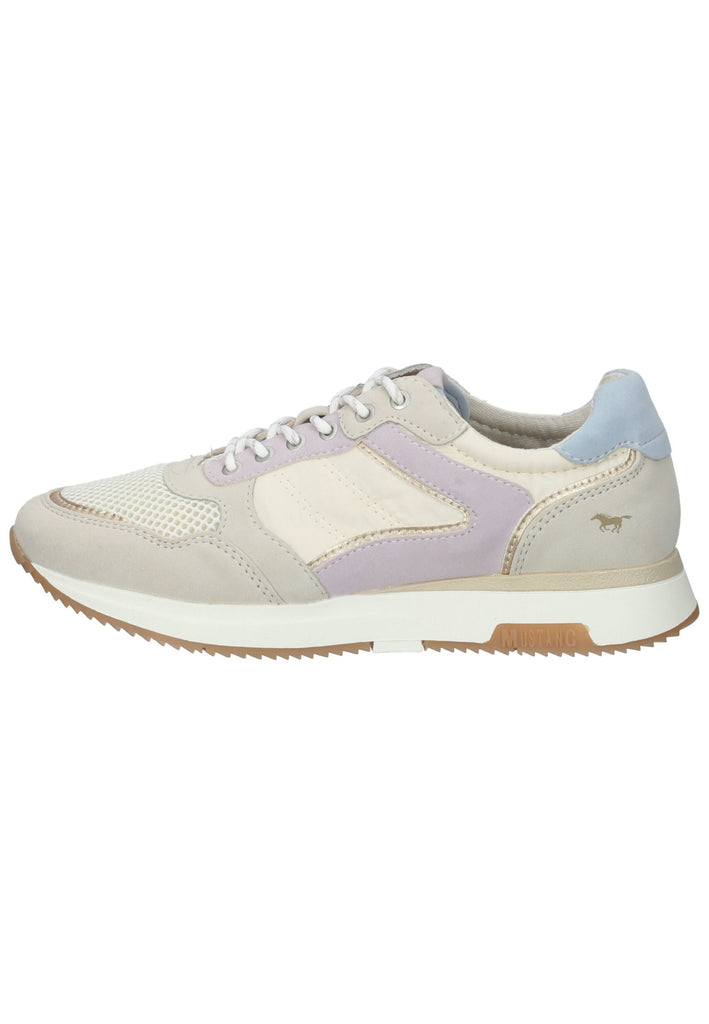 Mustang Sneaker Lederimitat Ivory - surf4shoes