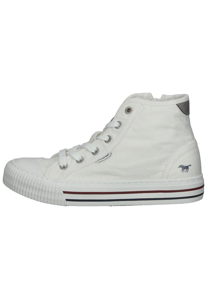 Mustang Sneaker Textil Weiß - surf4shoes