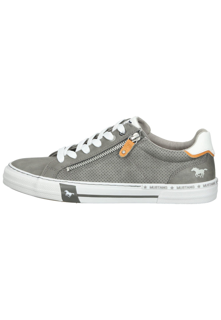Mustang Sneaker Lederimitat Grau - surf4shoes