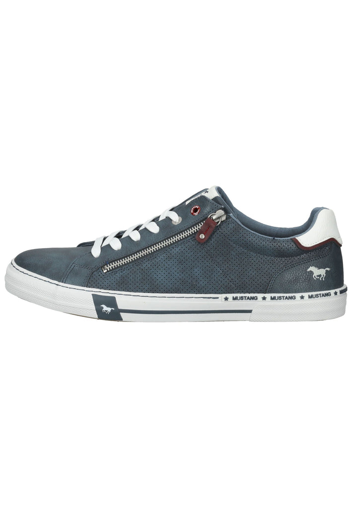 Mustang Sneaker Lederimitat Blau - surf4shoes
