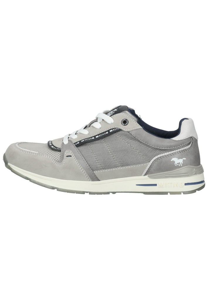 Mustang Sneaker Lederimitat Hellgrau - surf4shoes