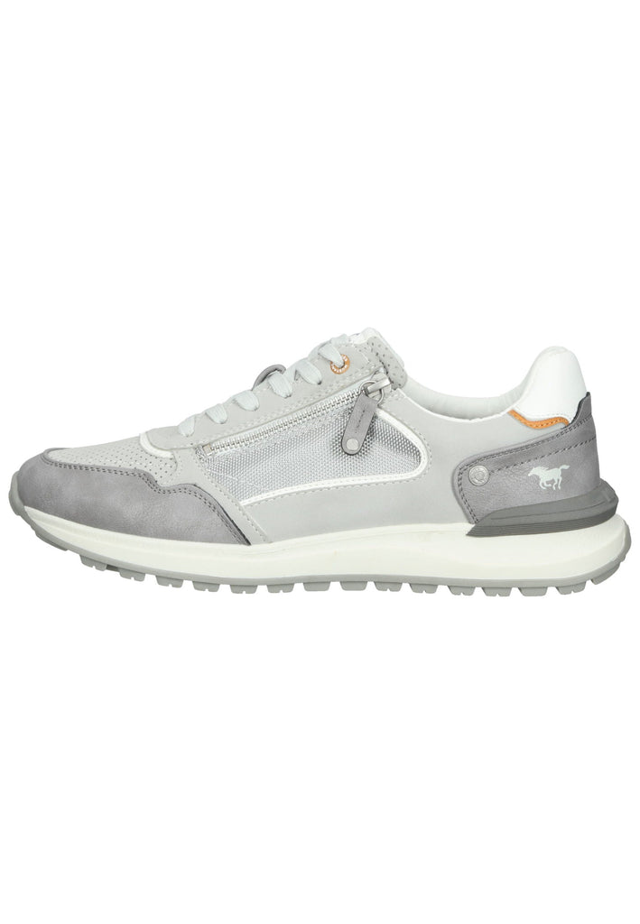 Mustang Sneaker Lederimitat Grau - surf4shoes