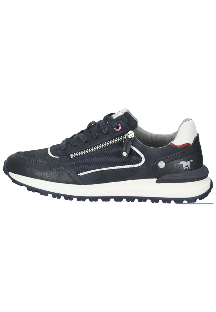 Mustang Sneaker Lederimitat Navy - surf4shoes
