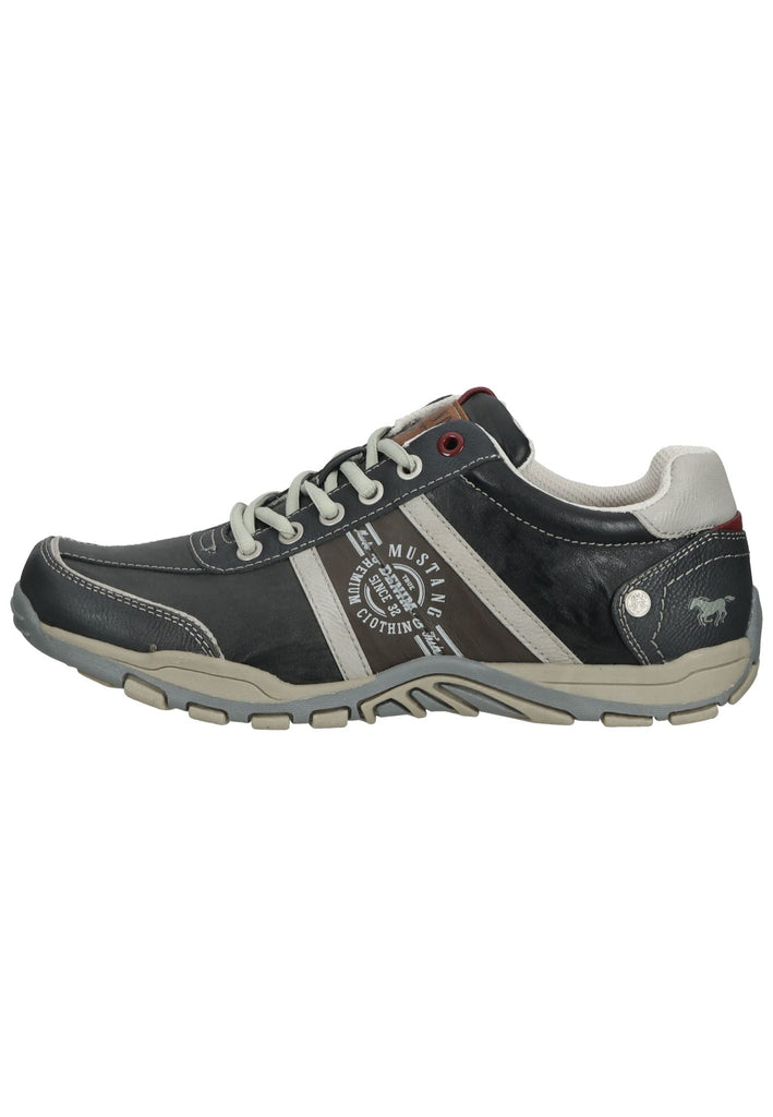 Mustang Halbschuhe Lederimitat Stein - surf4shoes