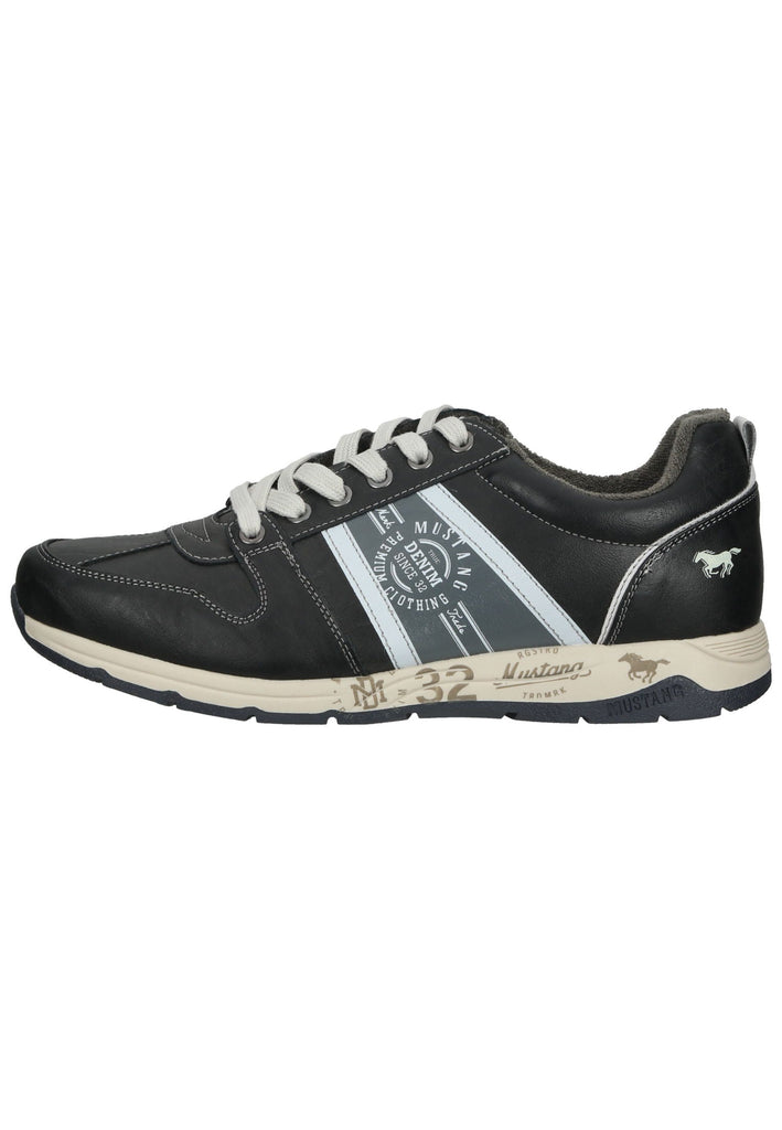 Mustang Halbschuhe Lederimitat Stein - surf4shoes
