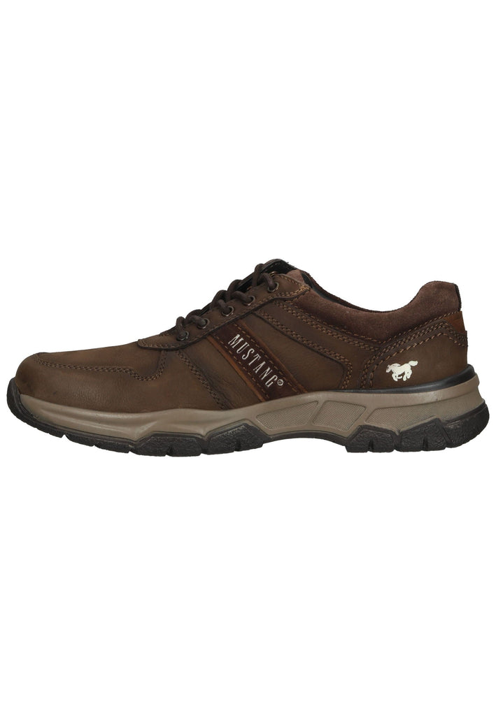 Mustang Halbschuhe Leder Braun - surf4shoes