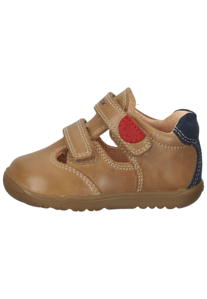 Geox Halbschuhe Leder Caramel - surf4shoes