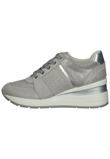 Geox Sneaker Leder/Textil Grau - surf4shoes