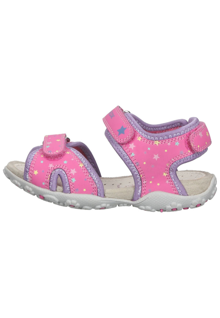 Geox Sandalen Lederimitat/Textil Fuchsia - surf4shoes