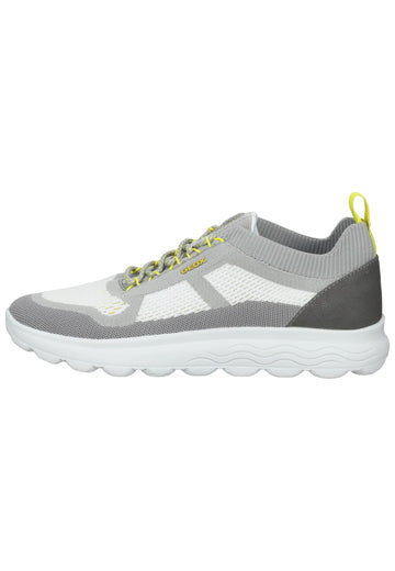 Geox Sneaker Lederimitat/Textil Grau/Weiß - surf4shoes
