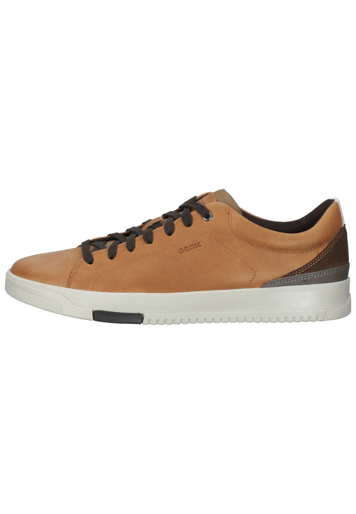 Geox Sneaker Leder/Textil Hellbraun - surf4shoes