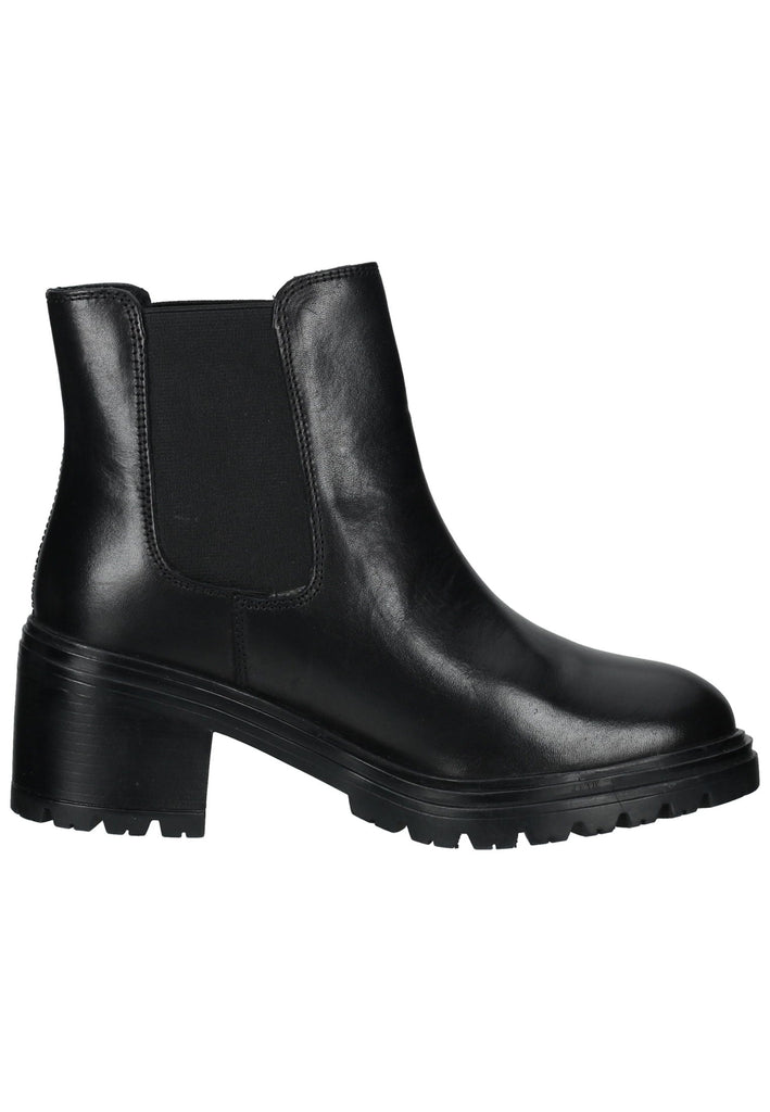 Geox Stiefelette Leder/Textil Schwarz Warmfutter - surf4shoes