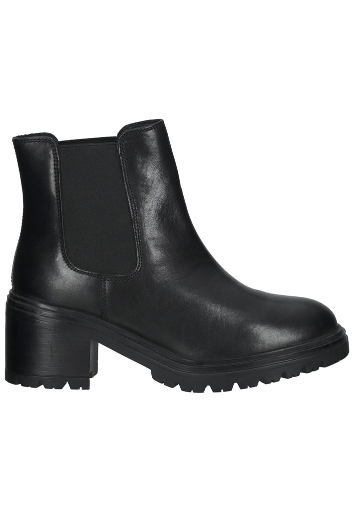 Geox Stiefelette Leder/Textil Schwarz Warmfutter - surf4shoes