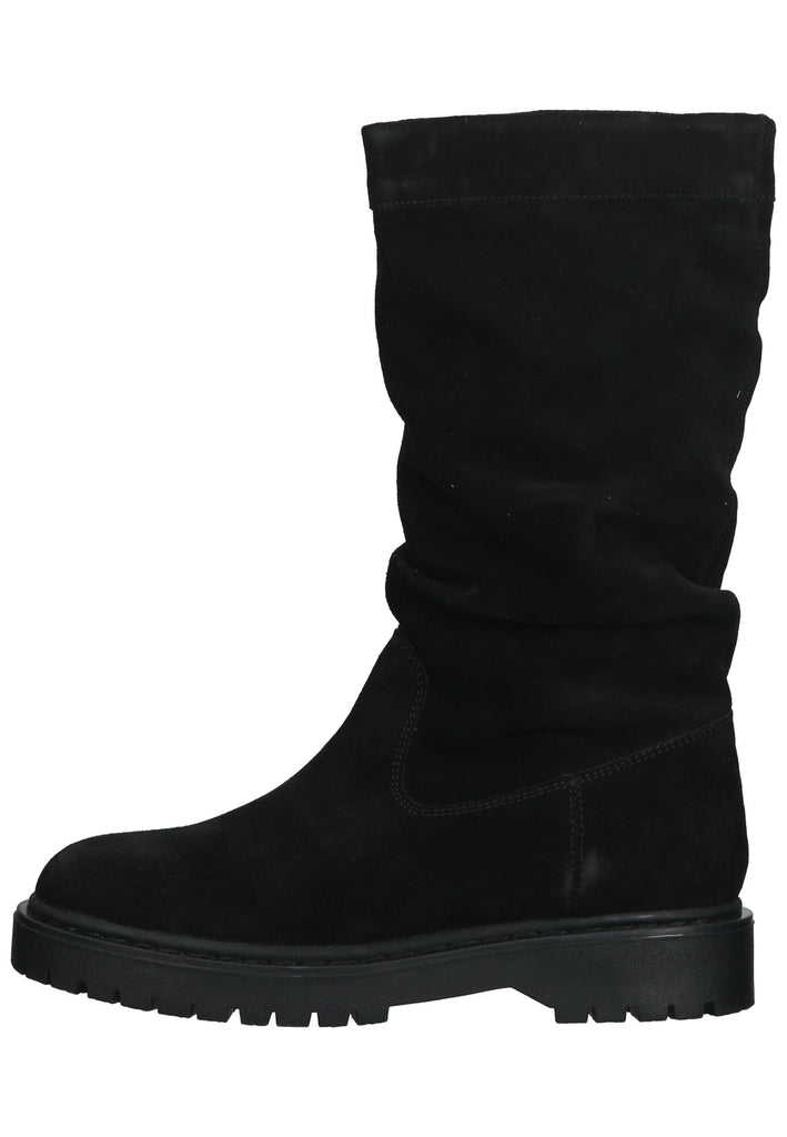 Geox Stiefelette Veloursleder Schwarz - surf4shoes