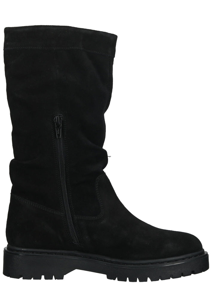 Geox Stiefelette Veloursleder Schwarz - surf4shoes