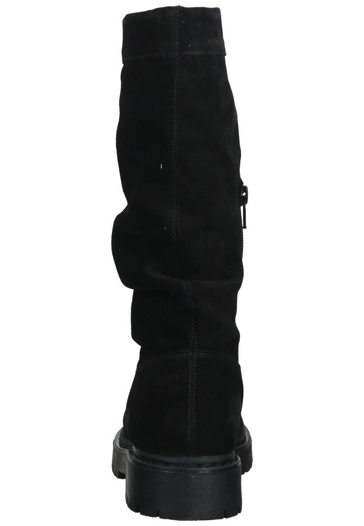 Geox Stiefelette Veloursleder Schwarz - surf4shoes