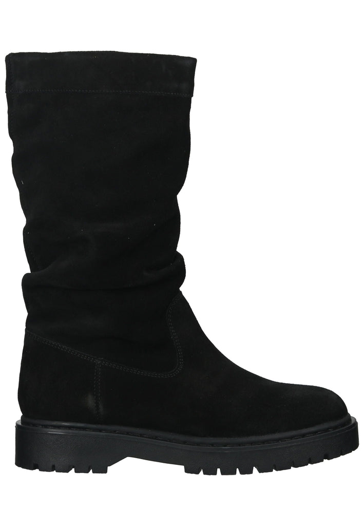 Geox Stiefelette Veloursleder Schwarz - surf4shoes