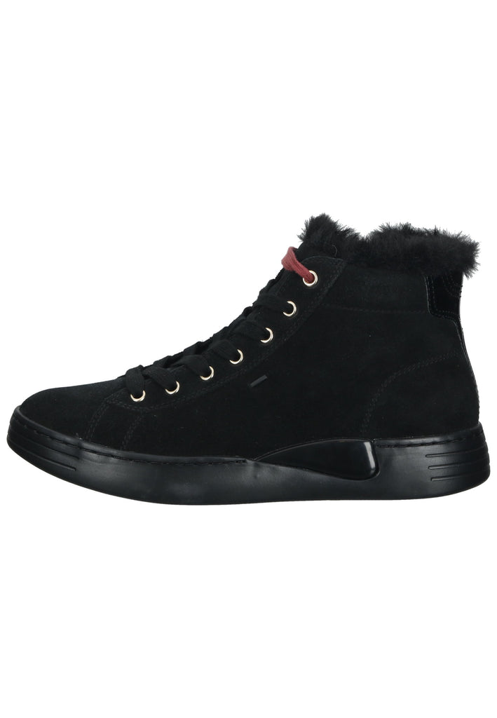 Geox Sneaker Veloursleder/Synthetik Schwarz - surf4shoes
