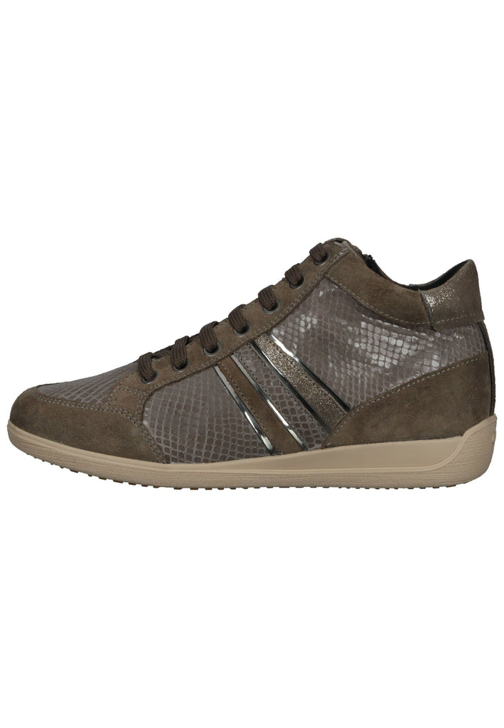 Geox Sneaker Veloursleder/Textil Taupe - surf4shoes