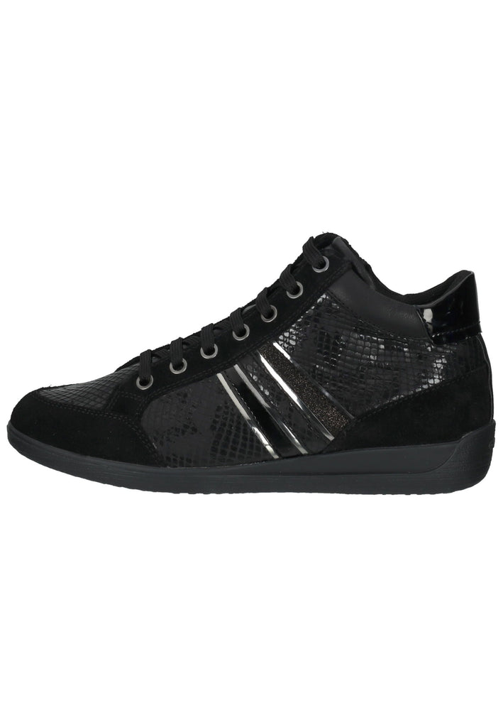 Geox Sneaker Veloursleder/Textil Schwarz - surf4shoes