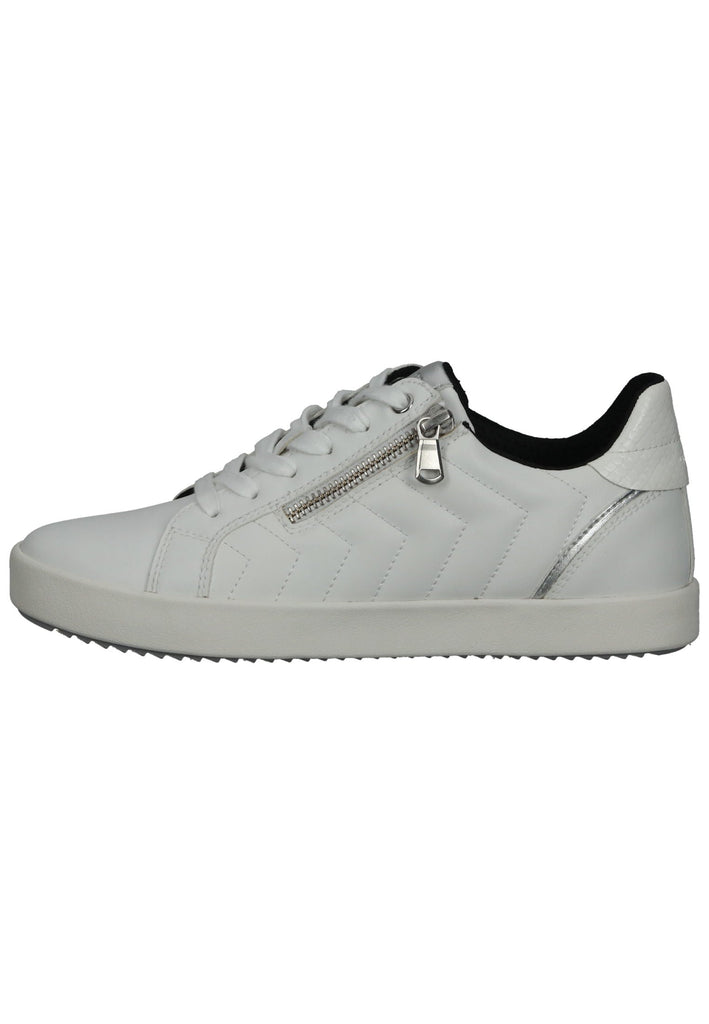 Geox Sneaker Lederimitat Weiß - surf4shoes