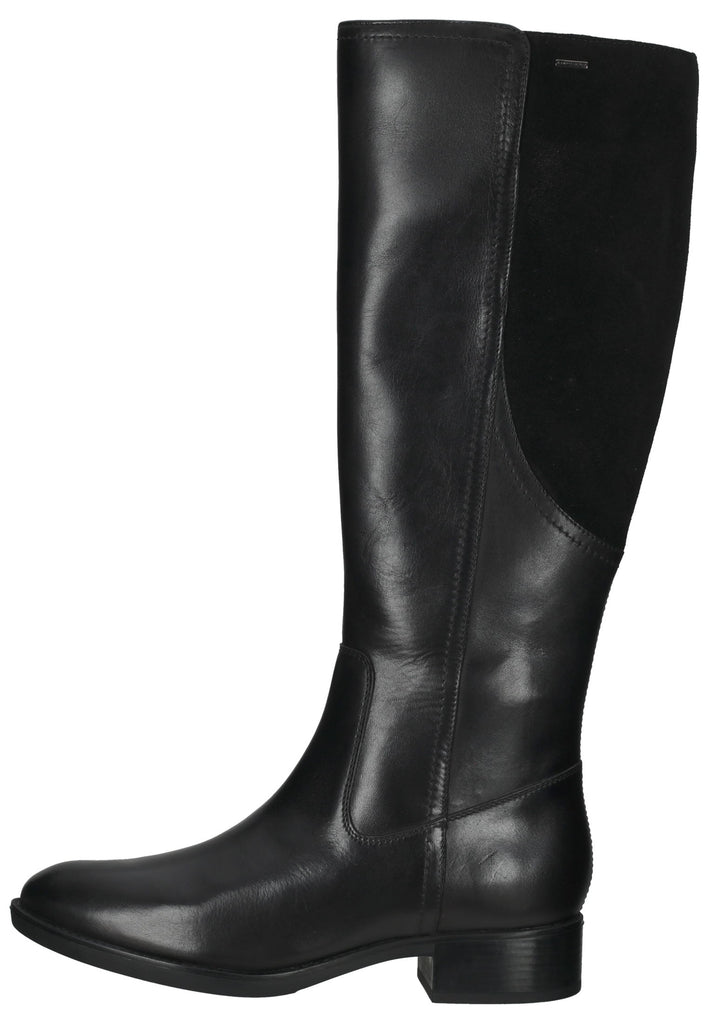 Geox Stiefel Leder Schwarz - surf4shoes