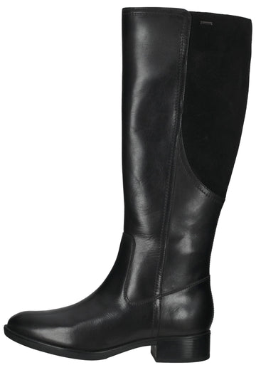 Geox Stiefel Leder Schwarz - surf4shoes