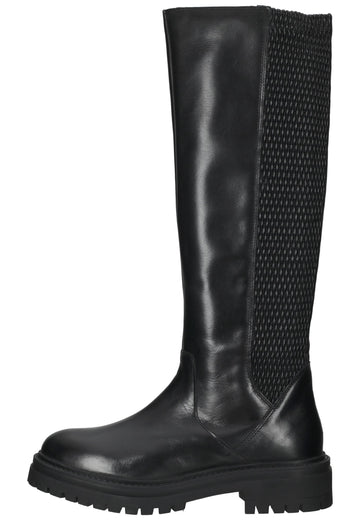 Geox Stiefel Leder/Textil Schwarz - surf4shoes