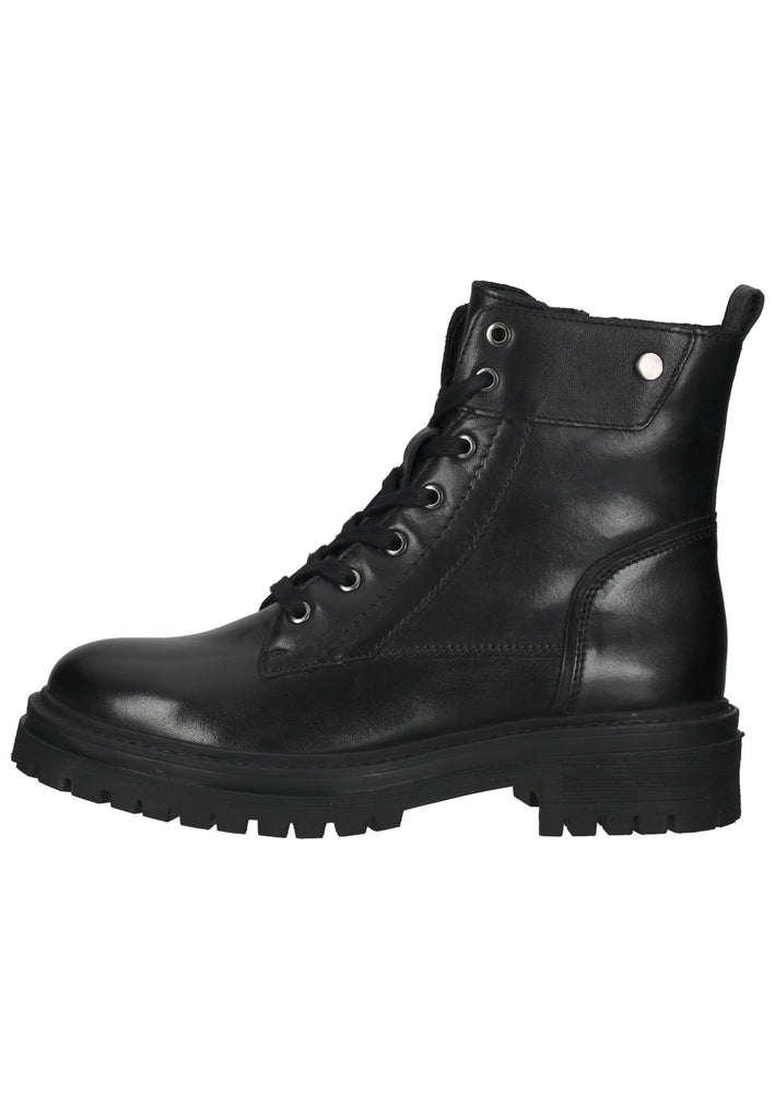 Geox Stiefelette Nappaleder Schwarz Warmfutter - surf4shoes