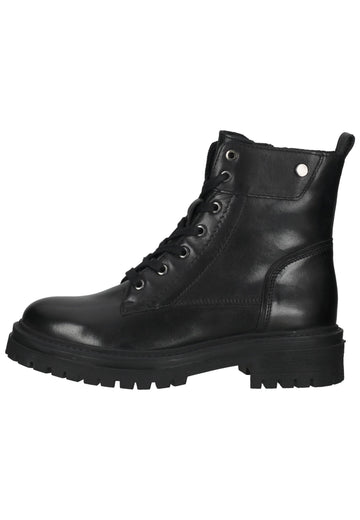 Geox Stiefelette Nappaleder Schwarz Warmfutter - surf4shoes