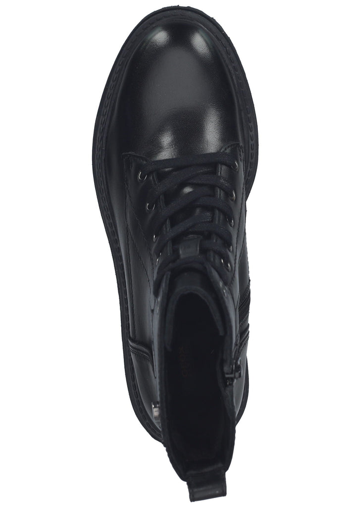 Geox Stiefelette Nappaleder Schwarz Warmfutter - surf4shoes