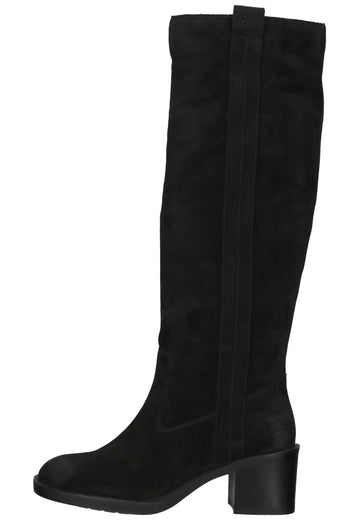 Geox Stiefel Veloursleder Schwarz - surf4shoes