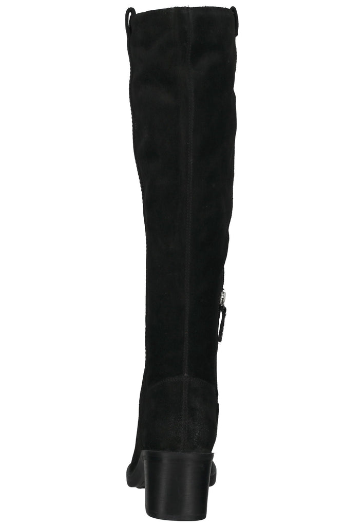 Geox Stiefel Veloursleder Schwarz - surf4shoes