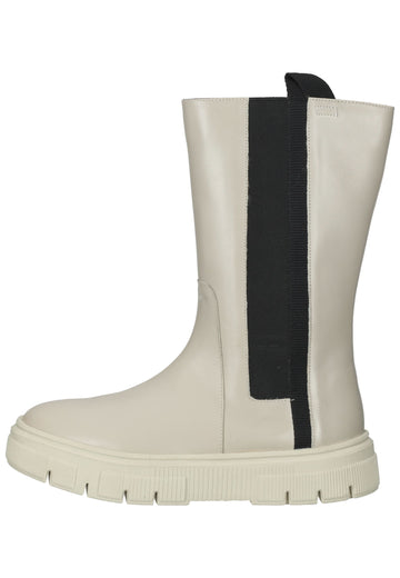 Geox Stiefelette Leder/Textil Taupe - surf4shoes