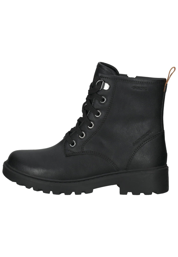 Geox Stiefelette Lederimitat Schwarz - surf4shoes
