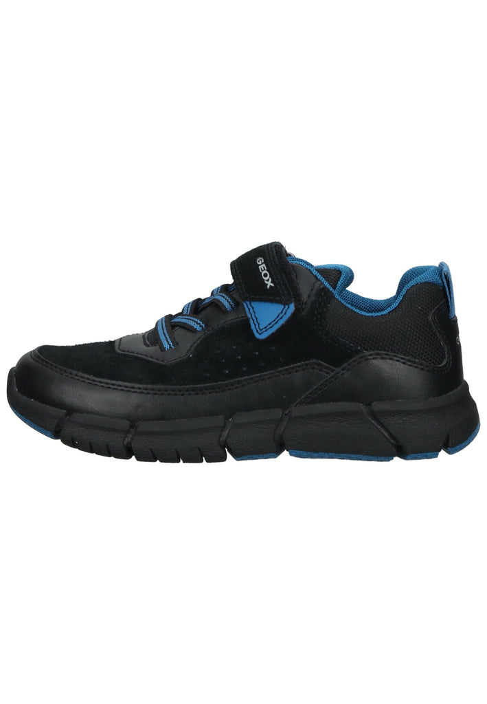 Geox Sneaker Veolurs/Textil/Synthetik Schwarz/Blau - surf4shoes