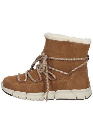 Geox Stiefelette Veloursleder Whisky - surf4shoes