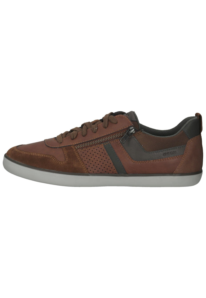 Geox Sneaker Lederimitat/Textil Cognac - surf4shoes