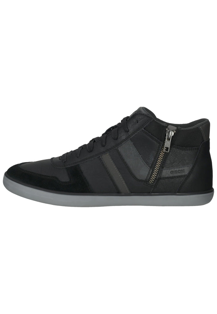 Geox Sneaker Lederimitat/Textil Schwarz - surf4shoes