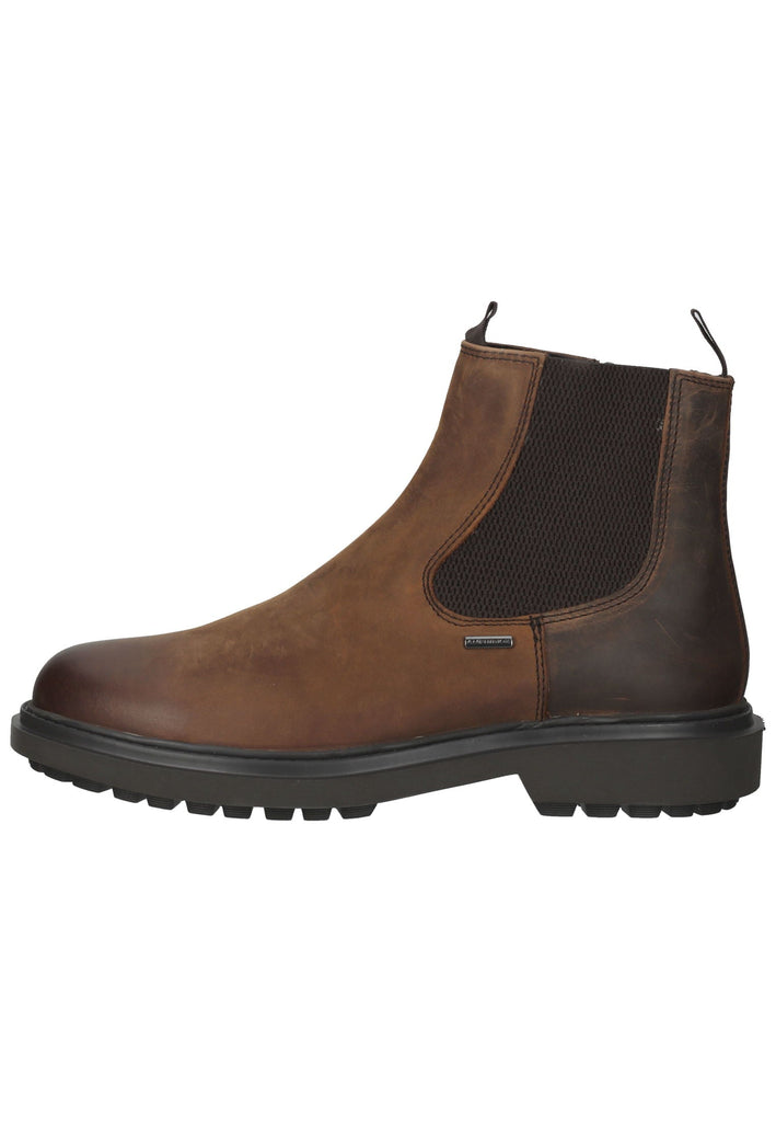 Geox Stiefelette Leder/Textil Taupe - surf4shoes